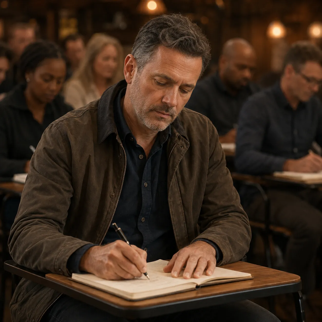 Taking notes at a learning event